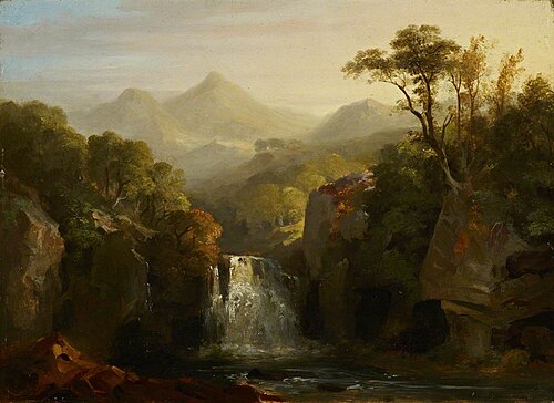 The Falls of Braan, 1814, Hugh William Williams