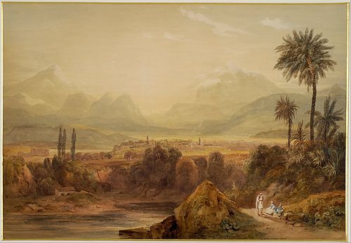 Vue de Thèbes, 1819, Hugh William Williams