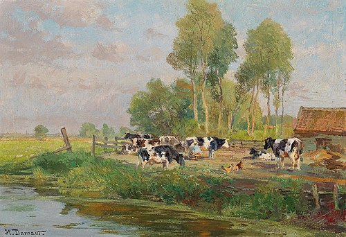 Cows in the Pasture, 1937, Hugo Darnaut