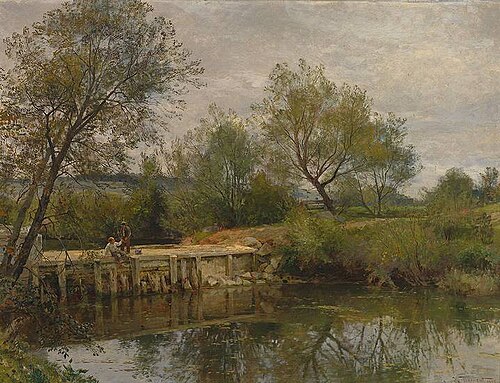 Frühlingstag auf dem Land, 1893, Hugo Darnaut