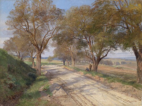 Landstraße bei Plankenberg, 1898, Hugo Darnaut