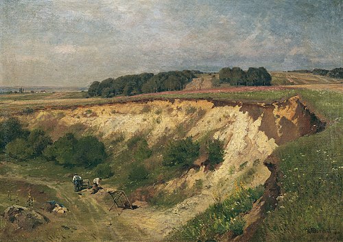 Die Sandgrube, 1900, Hugo Darnaut