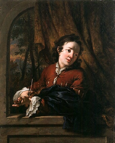 Young violinist., 1650, Johannes Voorhout
