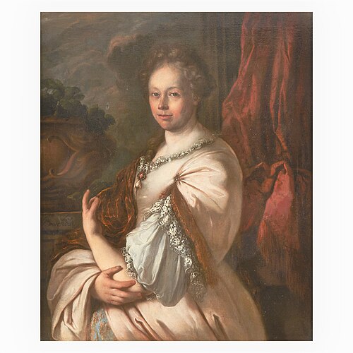 Portrait of a Lady., 1650, Johannes Voorhout