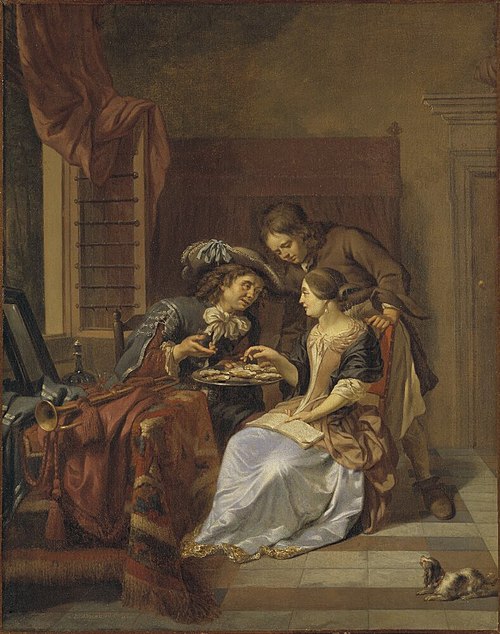 Oyster Breakfast, 1680, Johannes Voorhout