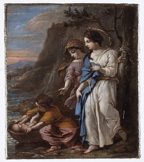 Pharaoh's Daughter Finds Moses, 1700, Johannes Voorhout