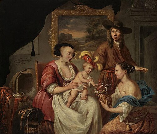 The Painter and his Family, 1674, Johannes Voorhout