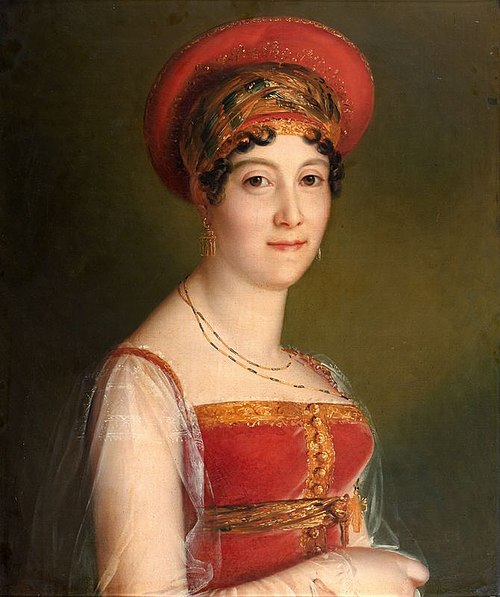 Portrait de mademoiselle Mars en costume moscovite, 1814, François Gérard