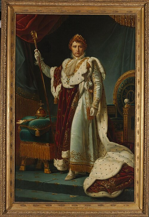 Keizer Napoleon I in kroningsgewaad, 2 december 1804, 1807, François Gérard