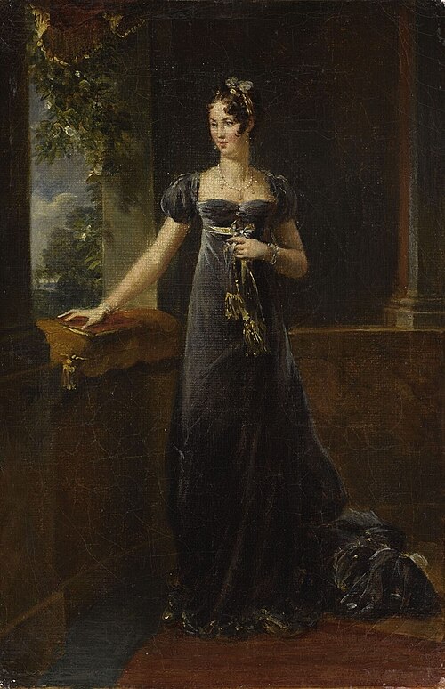 Auguste-Amélie de Bavière, vice-reine d'Italie, 1850, François Gérard