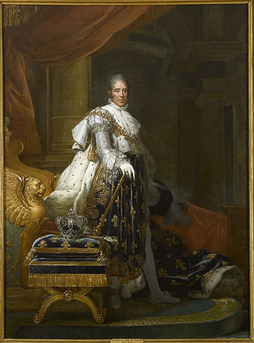 Portrait du couronnement de Charles X, 1825, François Gérard