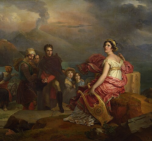 Corinne au Cap Misène, 1819, François Gérard
