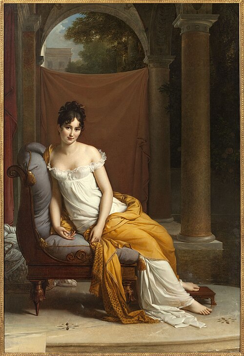 Portrait de Juliette Récamier, 1801, François Gérard