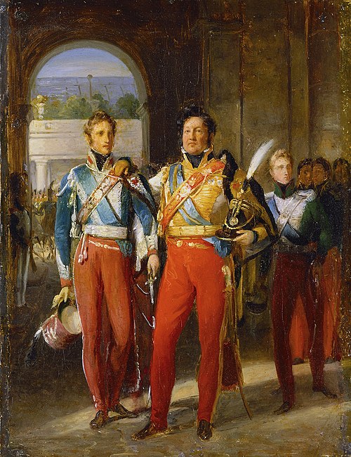 Louis-Philippe and His Sons, the Dukes of Chartres and of Nemours, 1830, François Gérard
