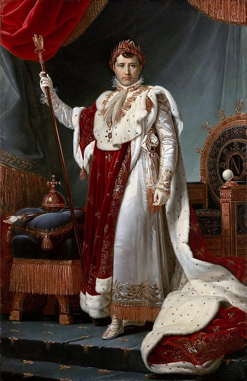 Napoléon Ier en costume de sacre, 1805, François Gérard