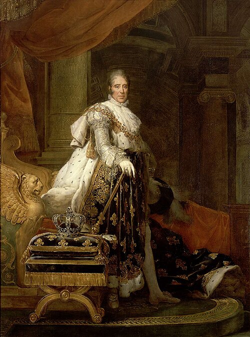 Charles X en habits de sacre, 1825, François Gérard