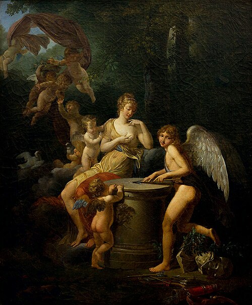 Amour defeated by Chastity, , François Gérard