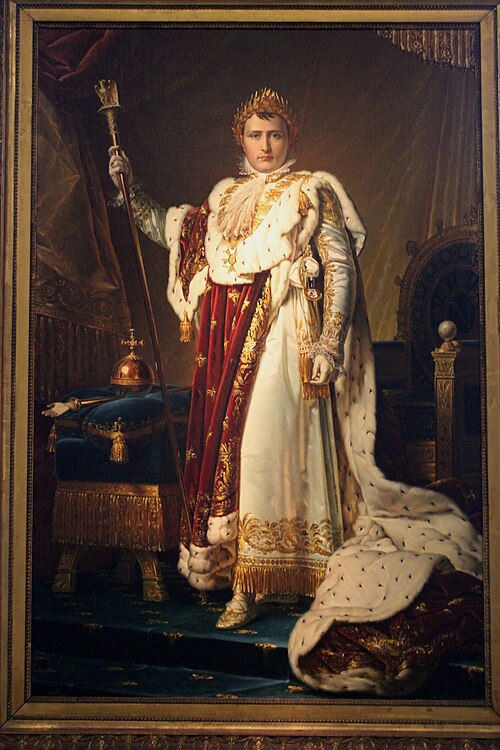 Napoleon in Coronation Robes, 1808, François Gérard