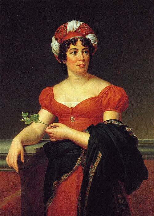 Portrait de Mme de Staël, 1817, François Gérard