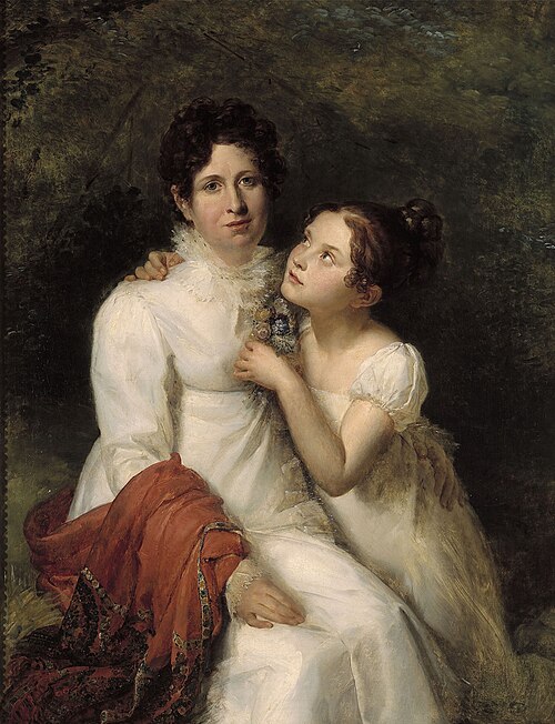 Portrait de Madame Bauquin Du Boulay et de sa nièce Mademoiselle Bauquin de La Souche, 1810, François Gérard