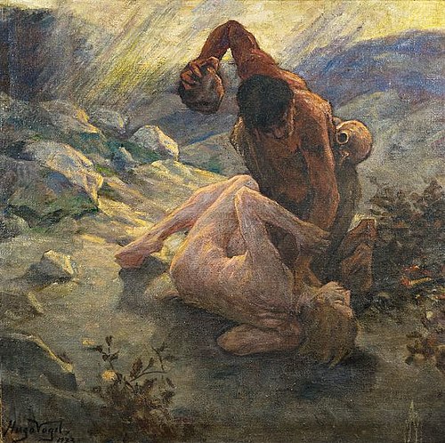 Kain erschlägt Abel, 1922, Hugo Vogel