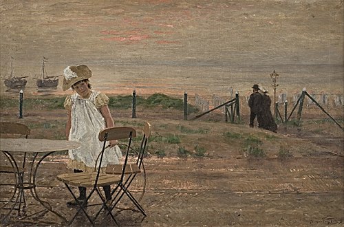 Strandbild, 1891, Hugo Vogel