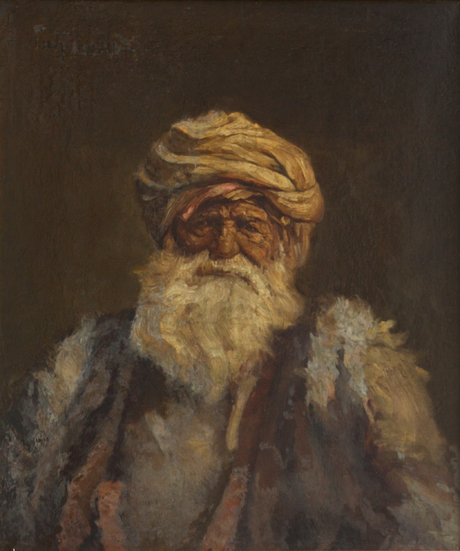 Portrait of an old man, 1900, Grigor Gabrielyan