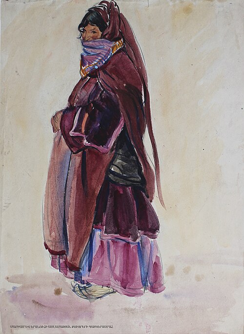 The repatriate from Iran, 1948, Eranuhi Aslamazyan