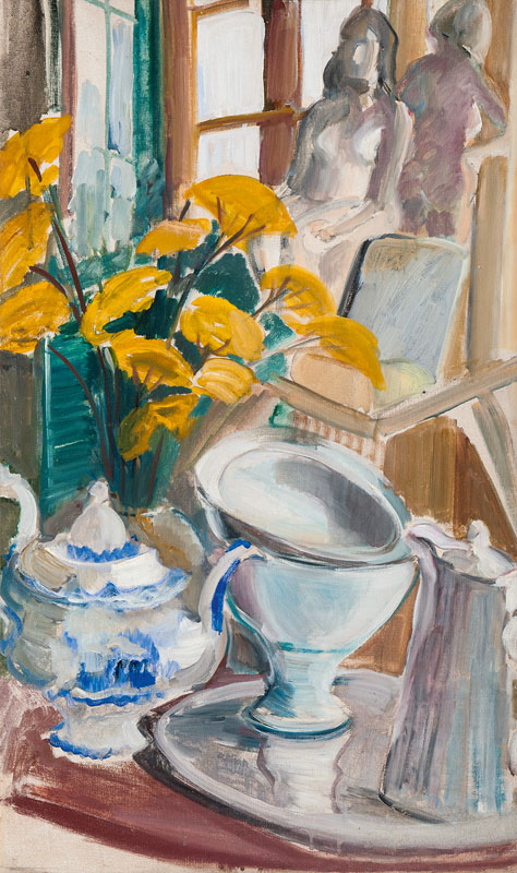 Studio still-life, 1918, Alma del Banco