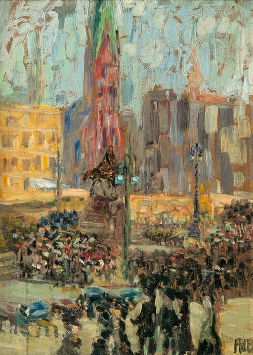 Hamburg, 1912, Alma del Banco