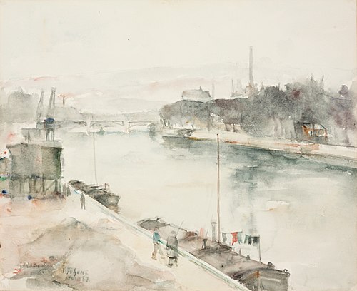View of Paris, 1937, Andrus Johani