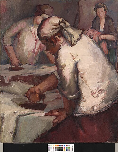 Pesutriikijad (Pesunaised), 1932, Andrus Johani