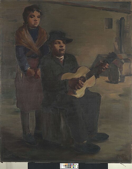 Pime kitarrimängija, 1932, Andrus Johani