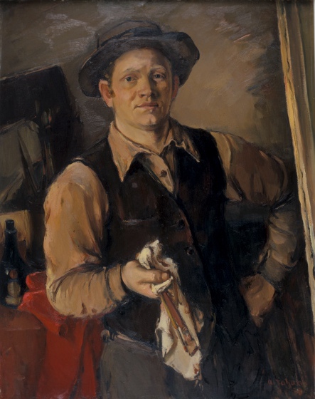 Autoportree, 1938, Andrus Johani