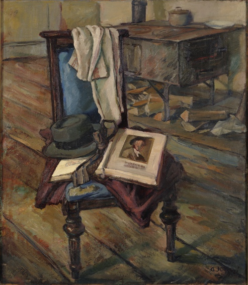 Nurk kunstniku ateljees, 1935, Andrus Johani