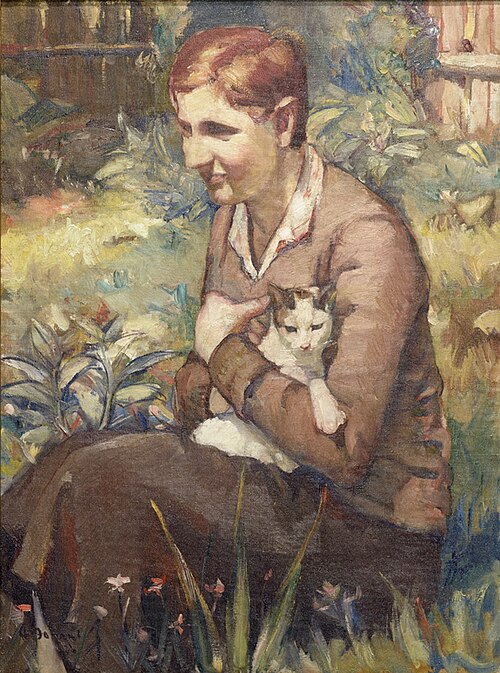 Luise Sideri portree, 1936, Andrus Johani
