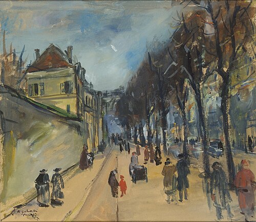Pariisi bulvar, 1937, Andrus Johani