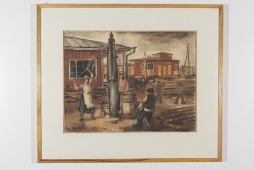 Tartu Eesti Põllumeeeste Seltsi näituseplats, 1934, Andrus Johani