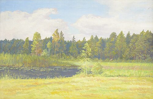 Forest Landscape, 1938, Viktor Alekseyev