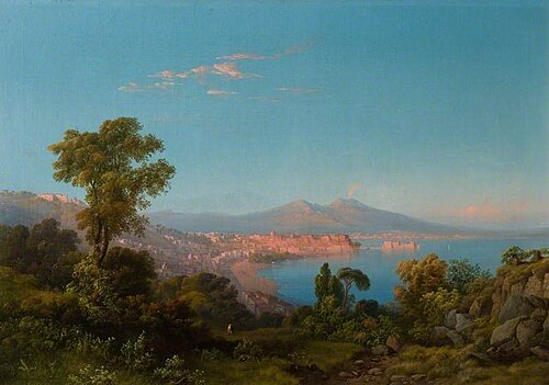 View of the Bay of Naples, , Consalvo Carelli