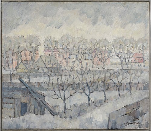 Tartu landscape, 1930, Villem Ormisson