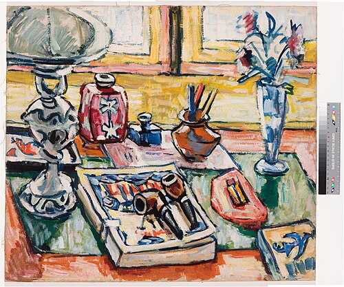 Natüürmort piipudega, 1926, Villem Ormisson