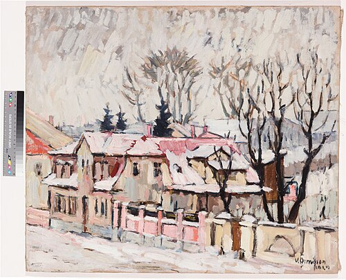 Talvine Tartu vaade, 1929, Villem Ormisson