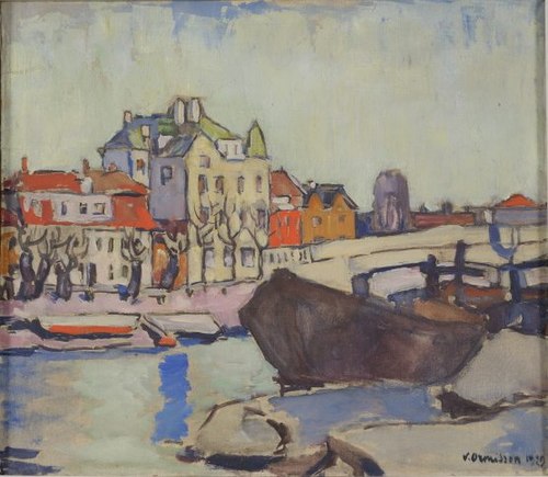 Tartu motiiv (Tartu vaade), 1929, Villem Ormisson