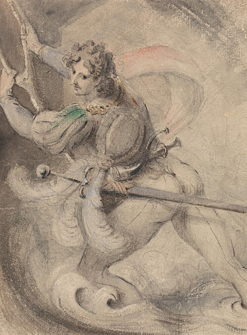 Ferdinand Riding the Waves, 1830, Theodor von Holst