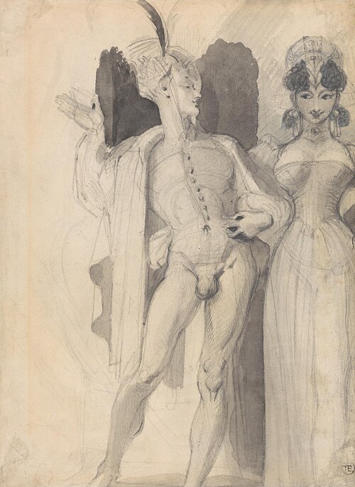 Faust and Margaret, , Theodor von Holst