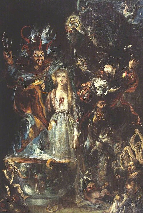 Fantasy Based on Goethe’s ‘Faust’, 1834, Theodor von Holst