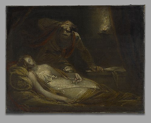 Othello and Desdemona, , Theodor von Holst