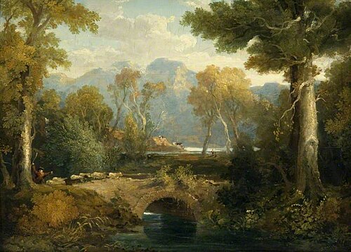 Landscape with a Bridge, , John Thomson