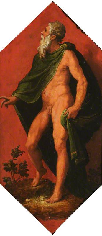 A Bearded God (Jupiter?), , Jacopo Bertoia